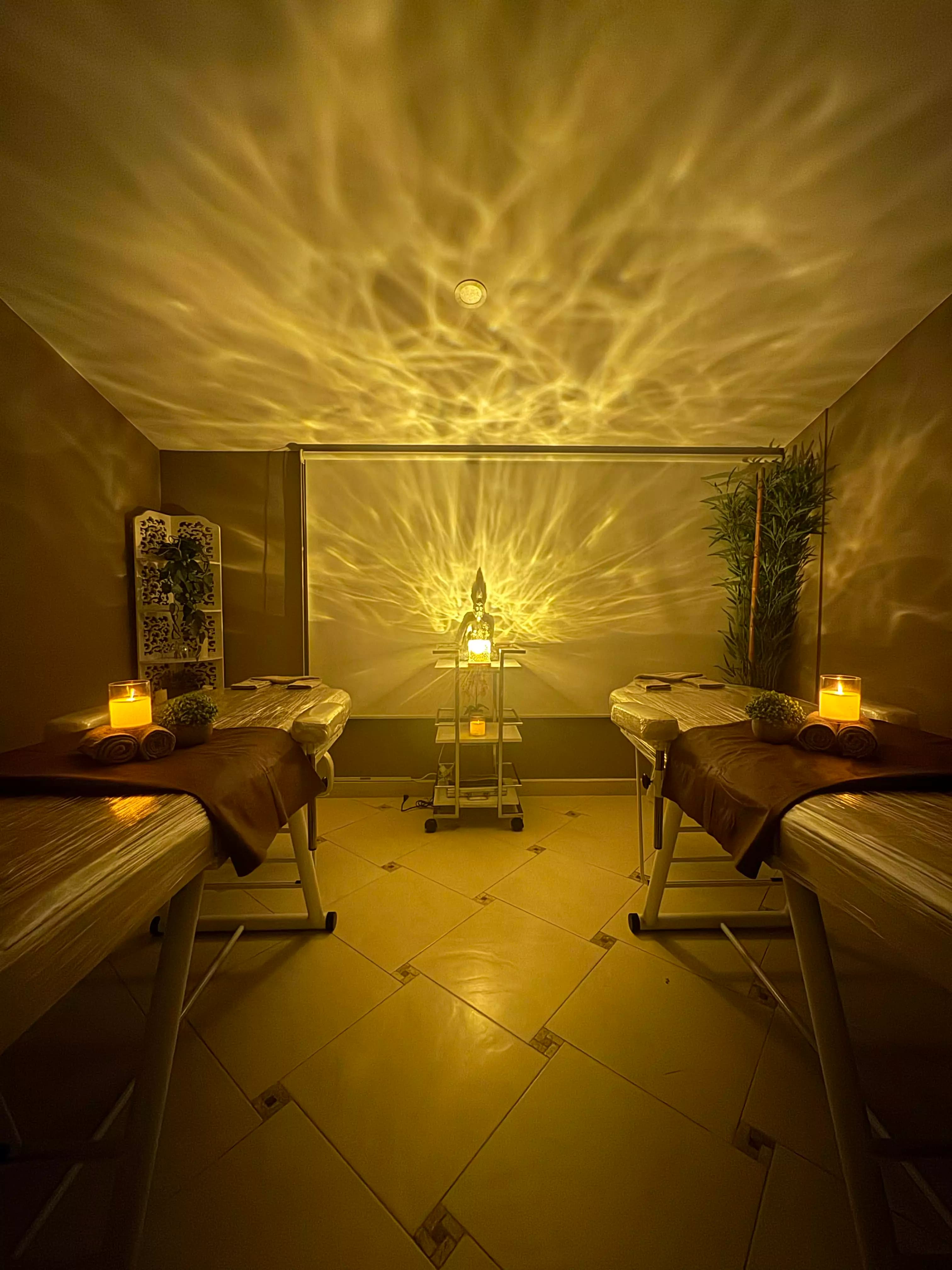 Spa treatment room